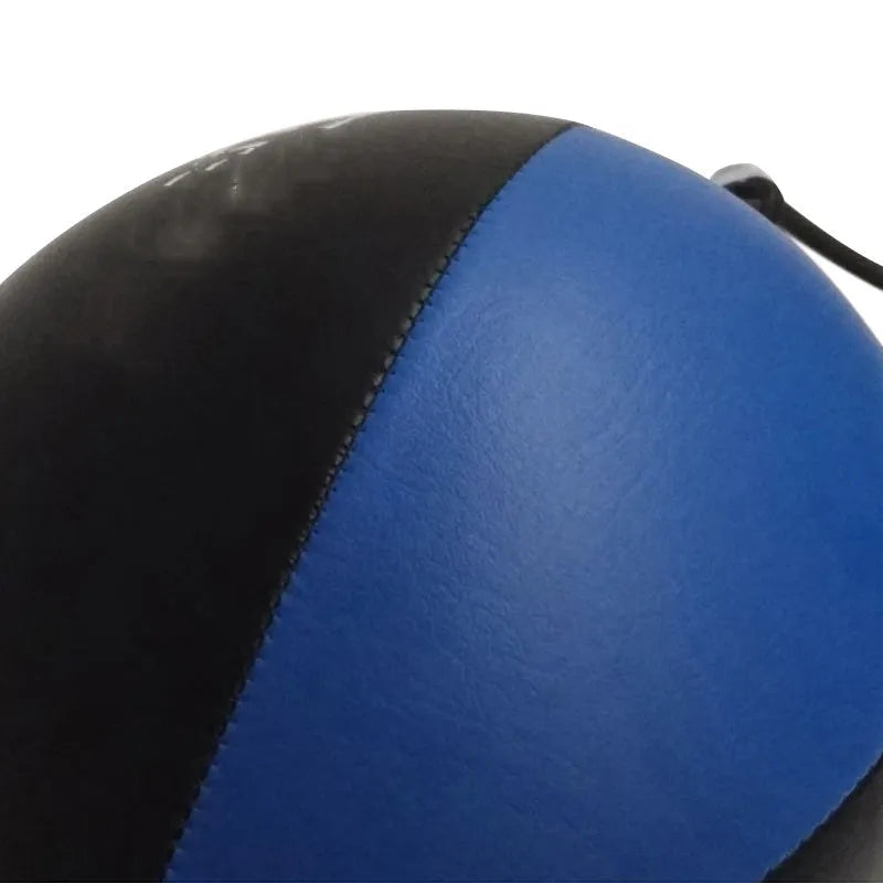 Adult professional boxing speed ball hanging PU black red adjustable strap 40cm 20cm diameter with gourd hooks
