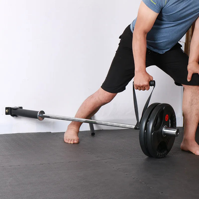 Steel wall barbell rack with 25 vertical tubes for storing rods, shown with mounting screws.