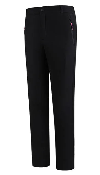 Unisex waterproof pants in black, breathable rain trousers from M to 5XL