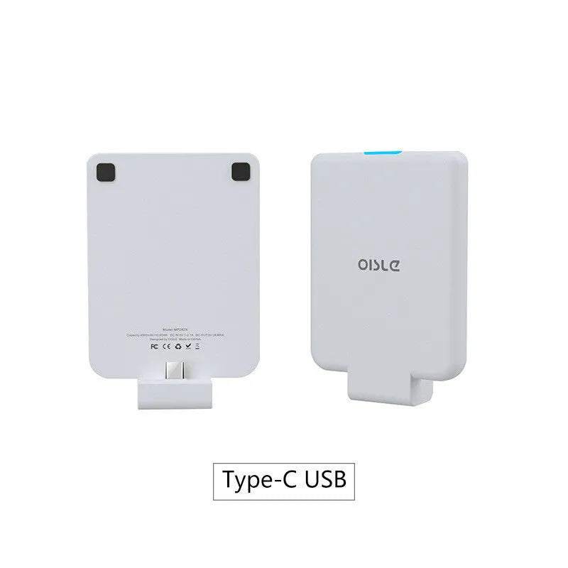 4500mAh back clip battery for phones in multiple colours showing slim 9mm profile