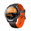 Square smart watch with heart rate monitor showing green colour option on wrist