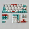 Coral Sea themed PBT keycaps with five-sided sublimation printing for Xiao Yan mechanical keyboard