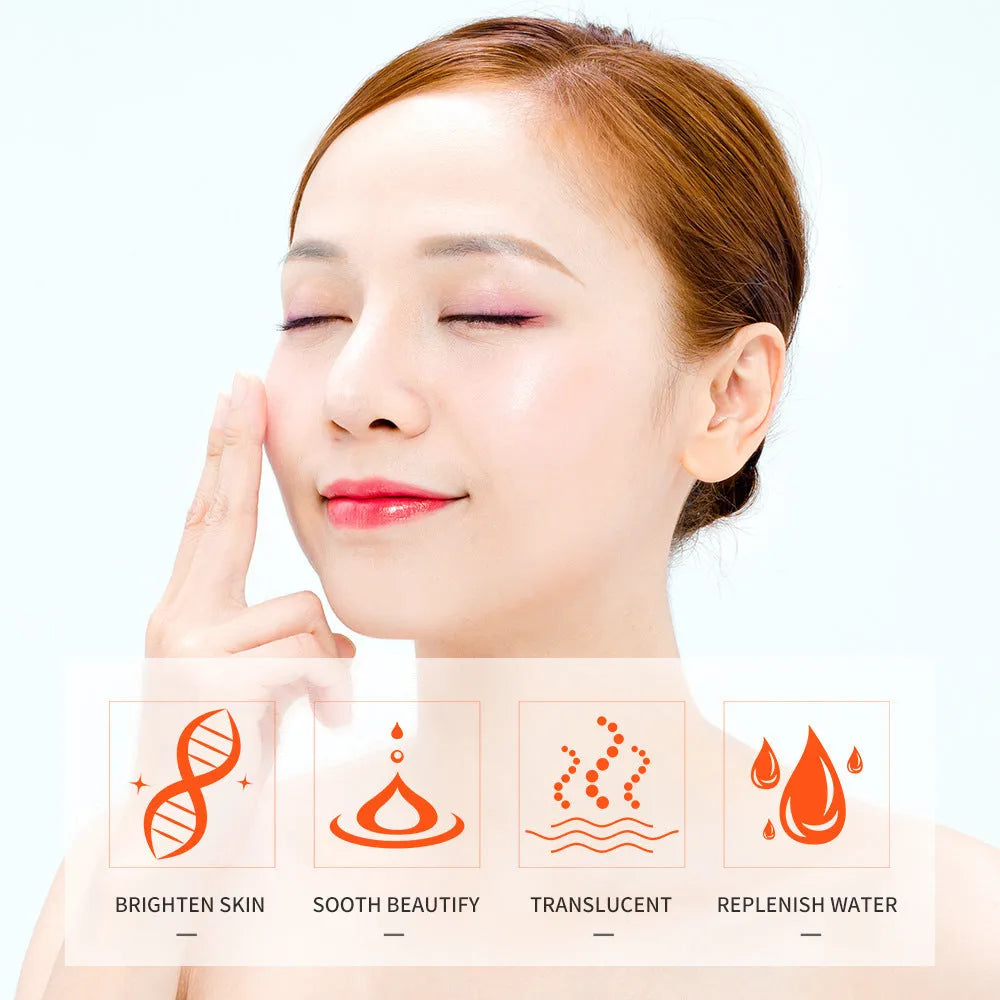 Vitamin C hydrating facial essence 30ml bottle with English packaging