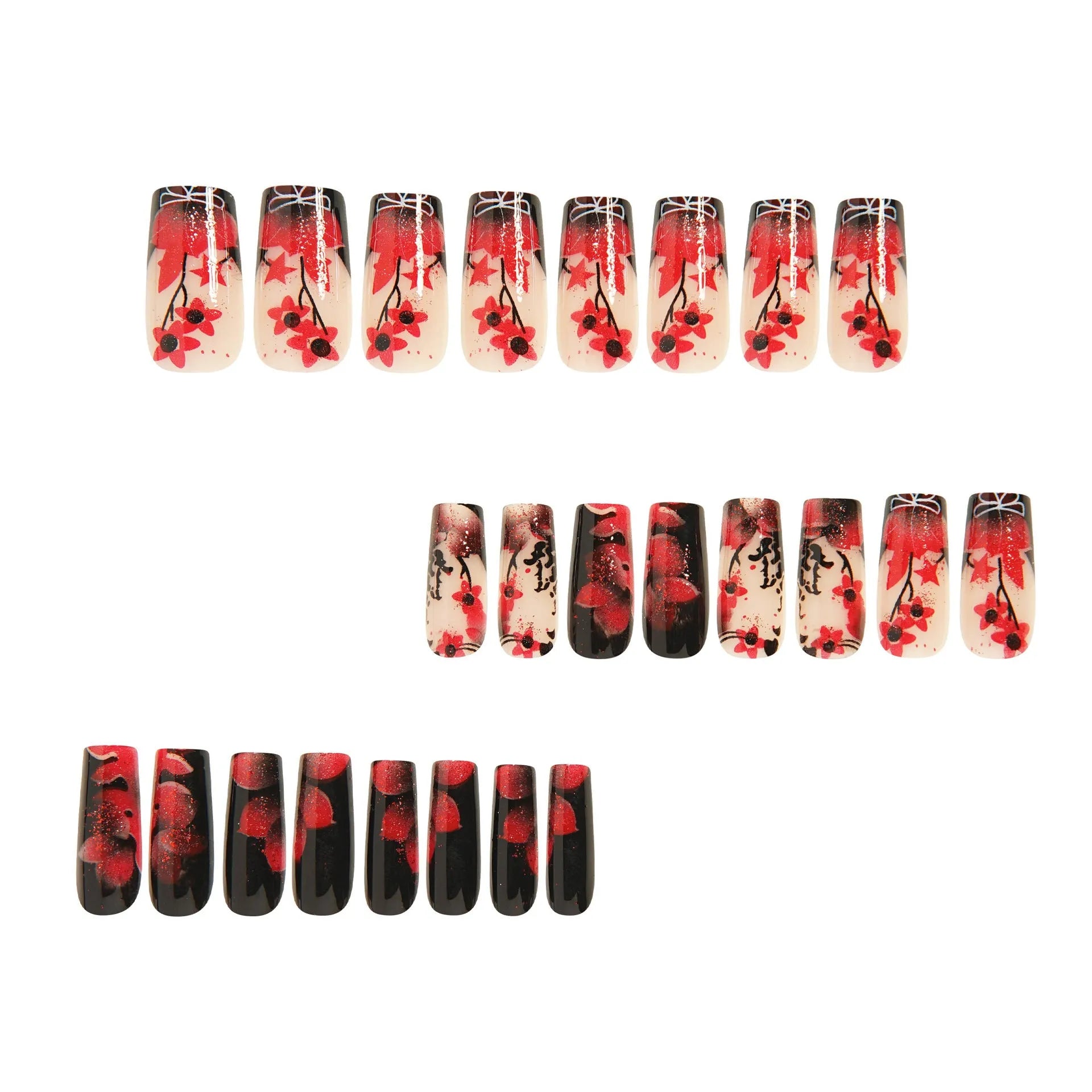 W1058 Jelly Glue Rub nail art stamping plate set with plaid pattern and wine red flower design