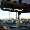 Car interior creative stickers in white, black, pink and rainbow colours measuring 10x2cm