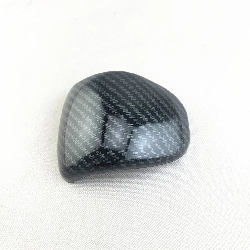 Carbon fibre finish gear shift cover for car dashboard enhancement with RunK3 styling