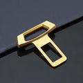 Car interior silencer insert showing three colour options: matte black, gold, and silver