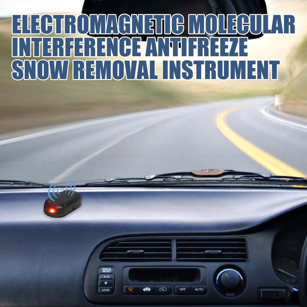 Black car de-icer tool for snow removal, shown with dimensions of 5 cm by 2.6 cm.