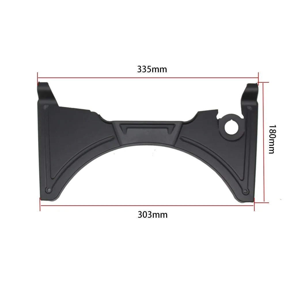 Black cockpit motorcycle fairing accessory for BMW R1250GS and R1200GS LC models.