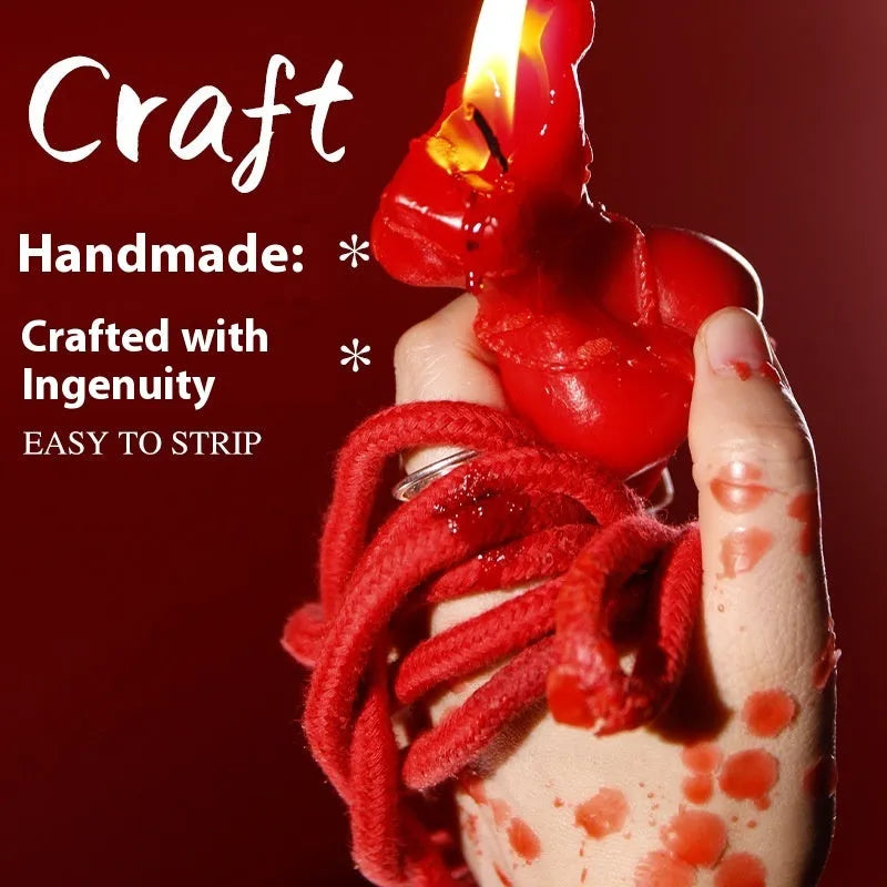 Rose red, pink, and purple low temperature soy wax candles for sensual massage.