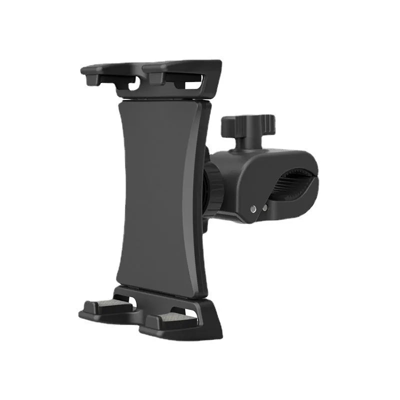 Black ABS plastic bicycle handlebar phone bracket for mobile phones and tablets during cycling