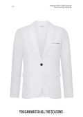 Plus-size men's corduroy suit coat in black for formal wear straight fit long sleeve
