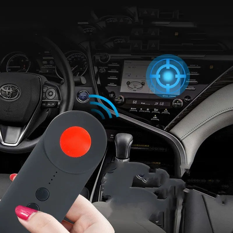 Black ABS plastic surveillance detector device for GPS, wifi signals, and hidden camera detection