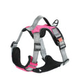 Polyester dog harness vest with hand-holding rope in multiple colour options