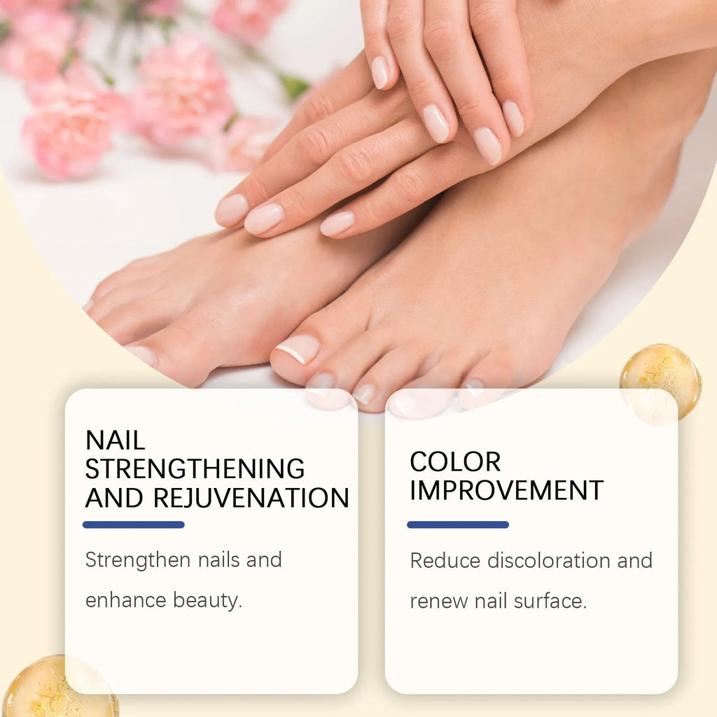 50ml bottle of nail fungus care solution with bee venom and peppermint oil