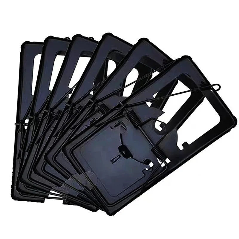 Automatic metal and plastic cage mousetrap for indoor mouse control, shown in large size.