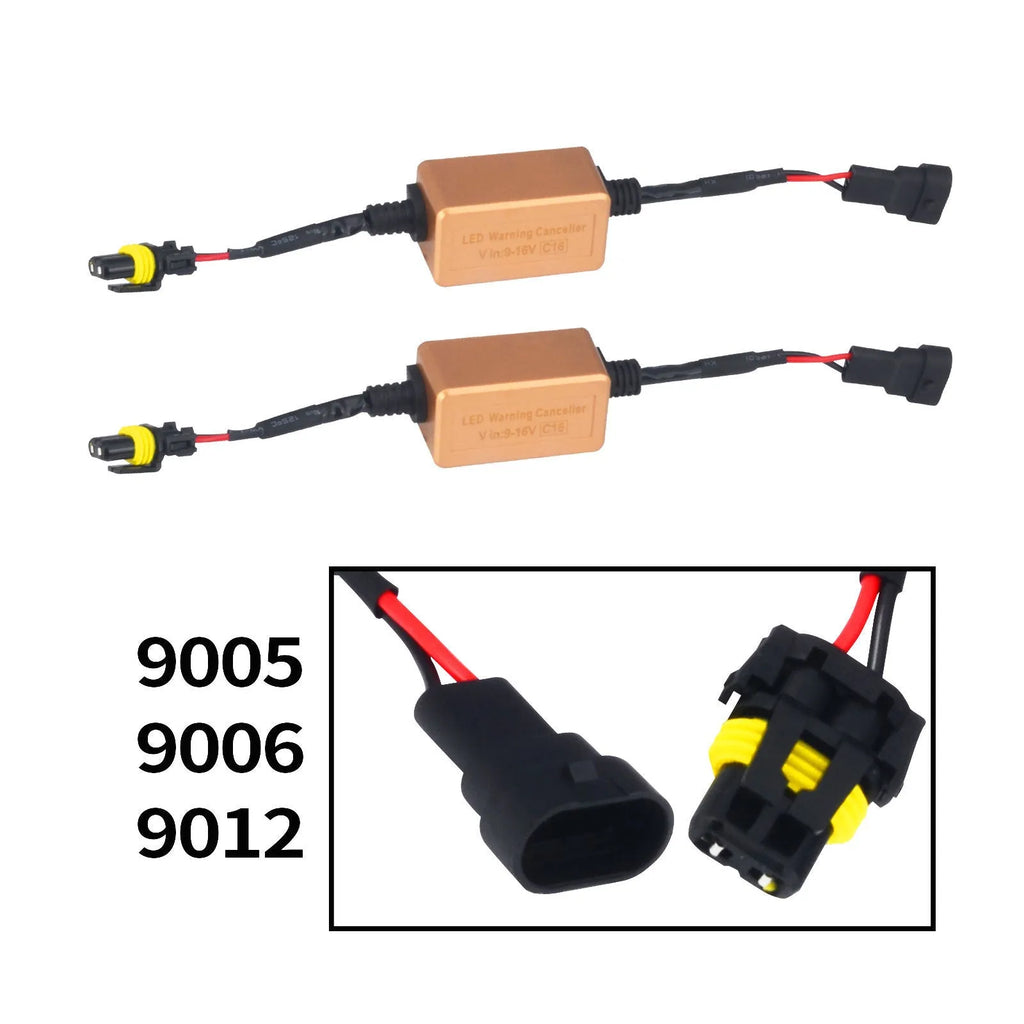 Black LED car headlight CANBUS decoder for H4 H7 H11 H13 H1 models