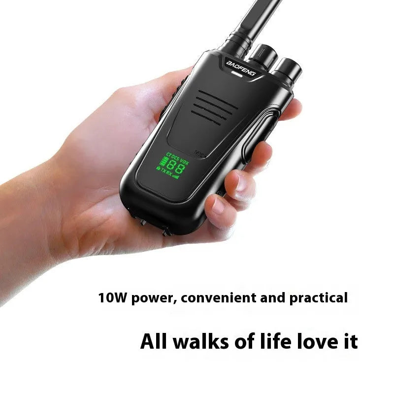 Red or yellow children's intercom for hotel restaurant paging with 10W power and 8km range