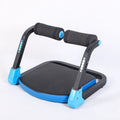 Red and sky blue portable abdominal exercise device for core workouts