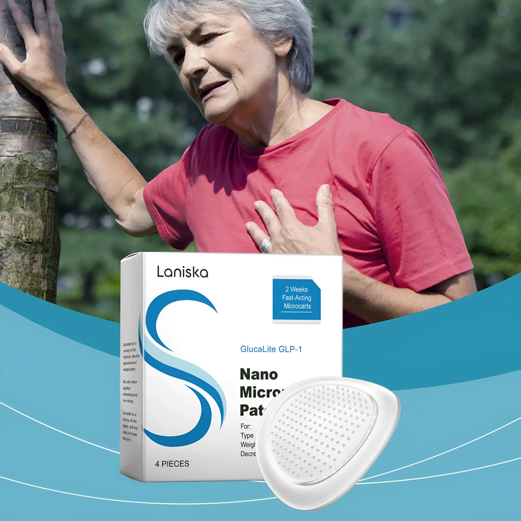 Four blood glucose management adhesive bandages with gentle care formulation