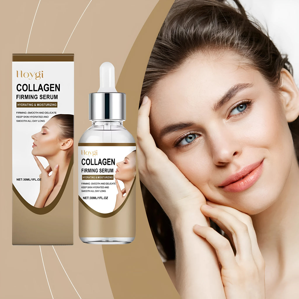 30ml bottle of Collagen Firming Care Solution with glycerol and hyaluronic acid.