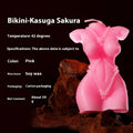 Rose red, pink, and purple low temperature soy wax candles for sensual massage.