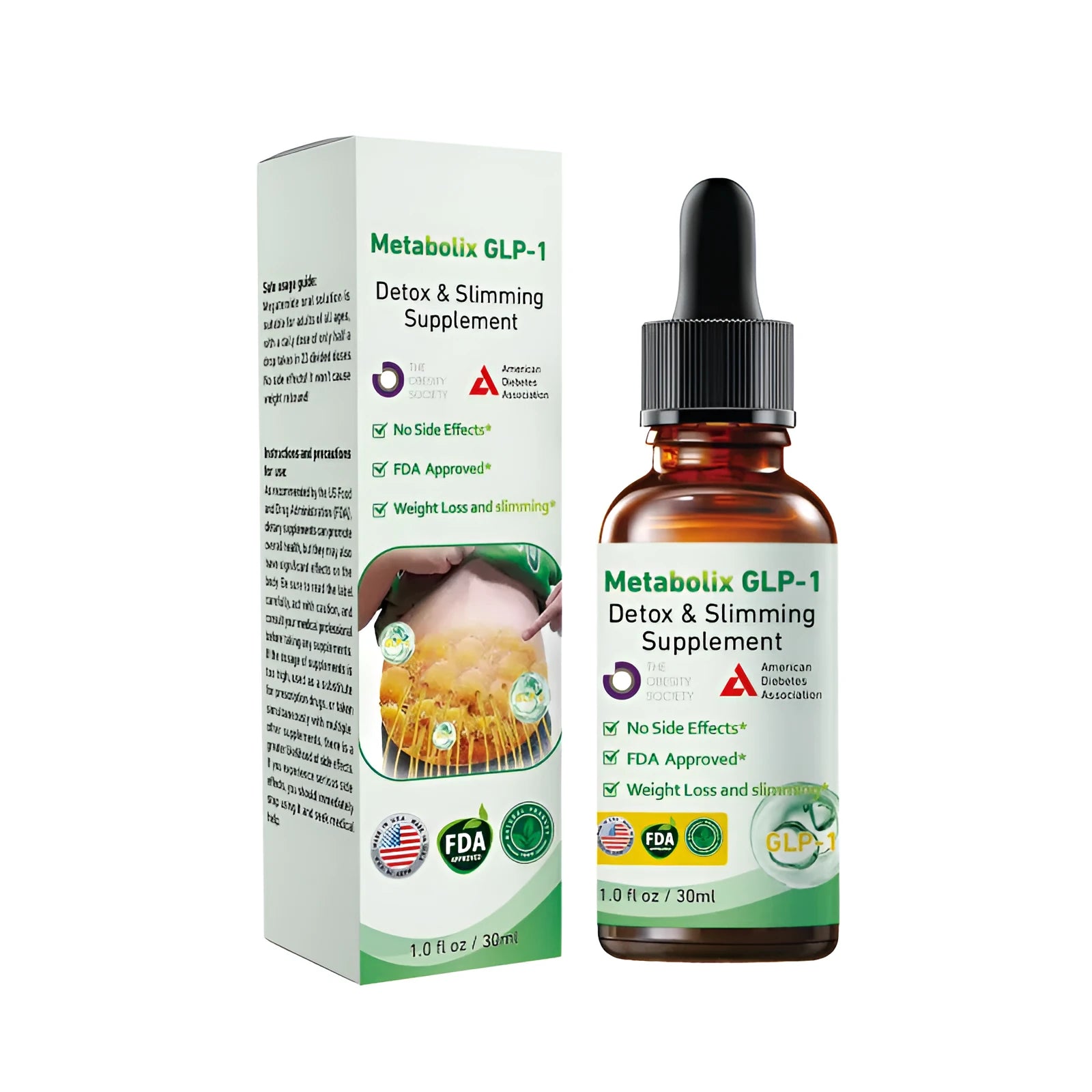30ml bottle of mild ingredient Body Care Nursing Drops on a plain background.