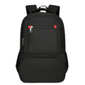 Light grey insulated Oxford cloth backpack with curved shoulder straps and wet-dry separation compartments.
