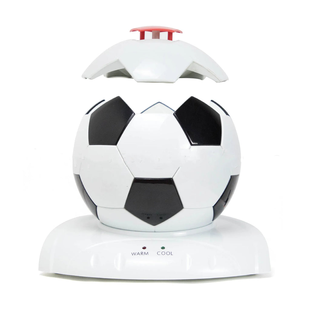 4L car refrigerator portable mini fridge black white football design 28.5x33.5x33.5cm