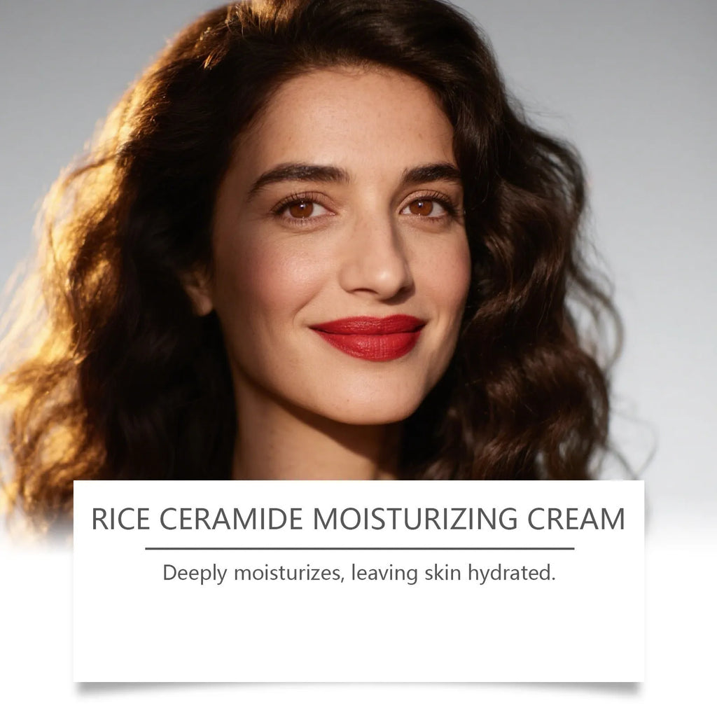 Rice bran moisturising cream in a 30g compact jar for daily face hydration