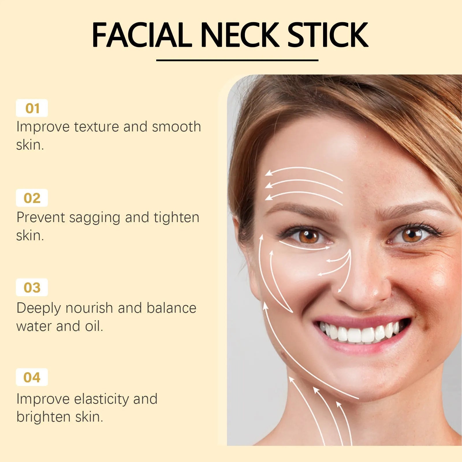 30g twist-up moisturising essence stick for facial skincare with bee venom and botanical extracts.