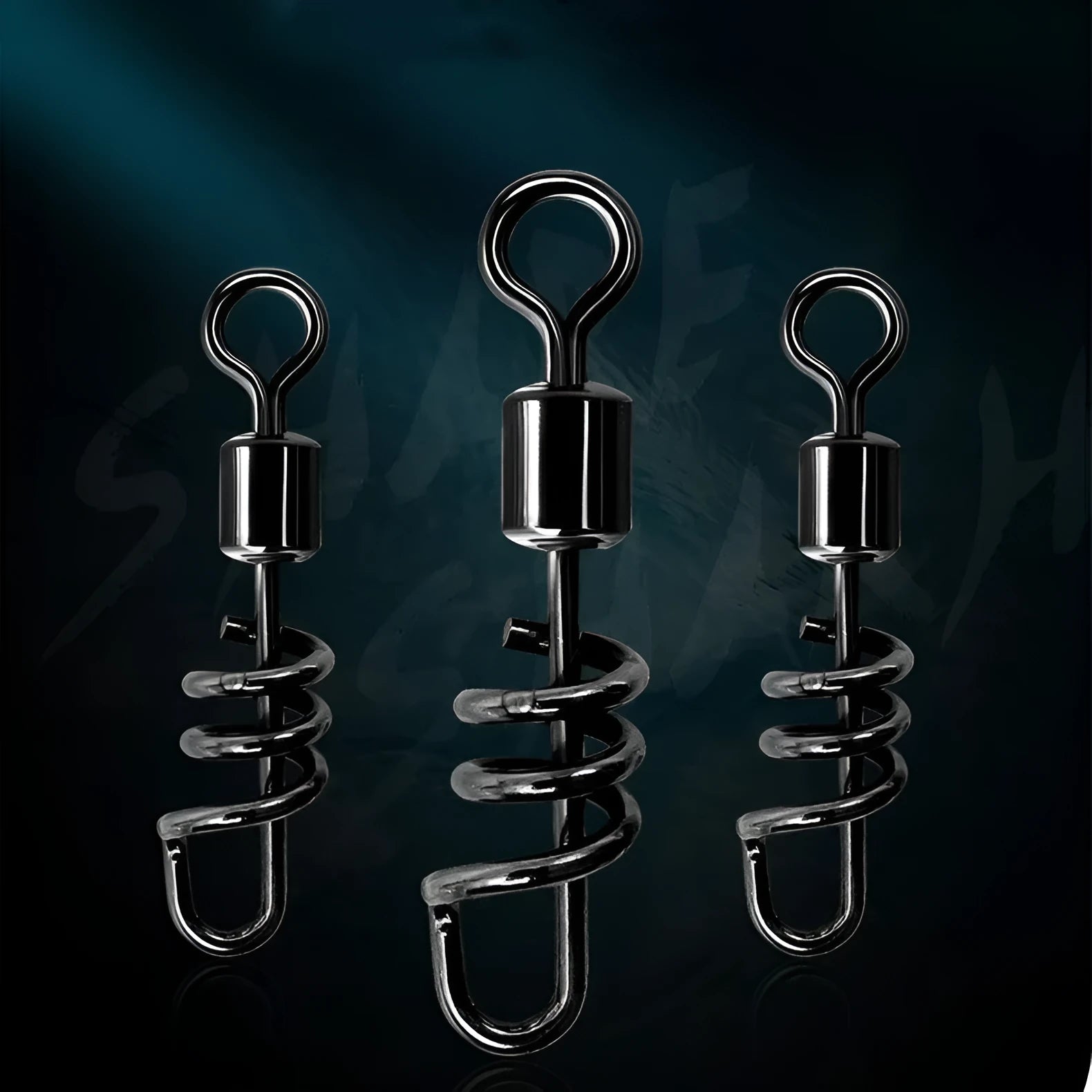 Stainless steel 8-shaped ring fishing swivel connector with copper alloy construction