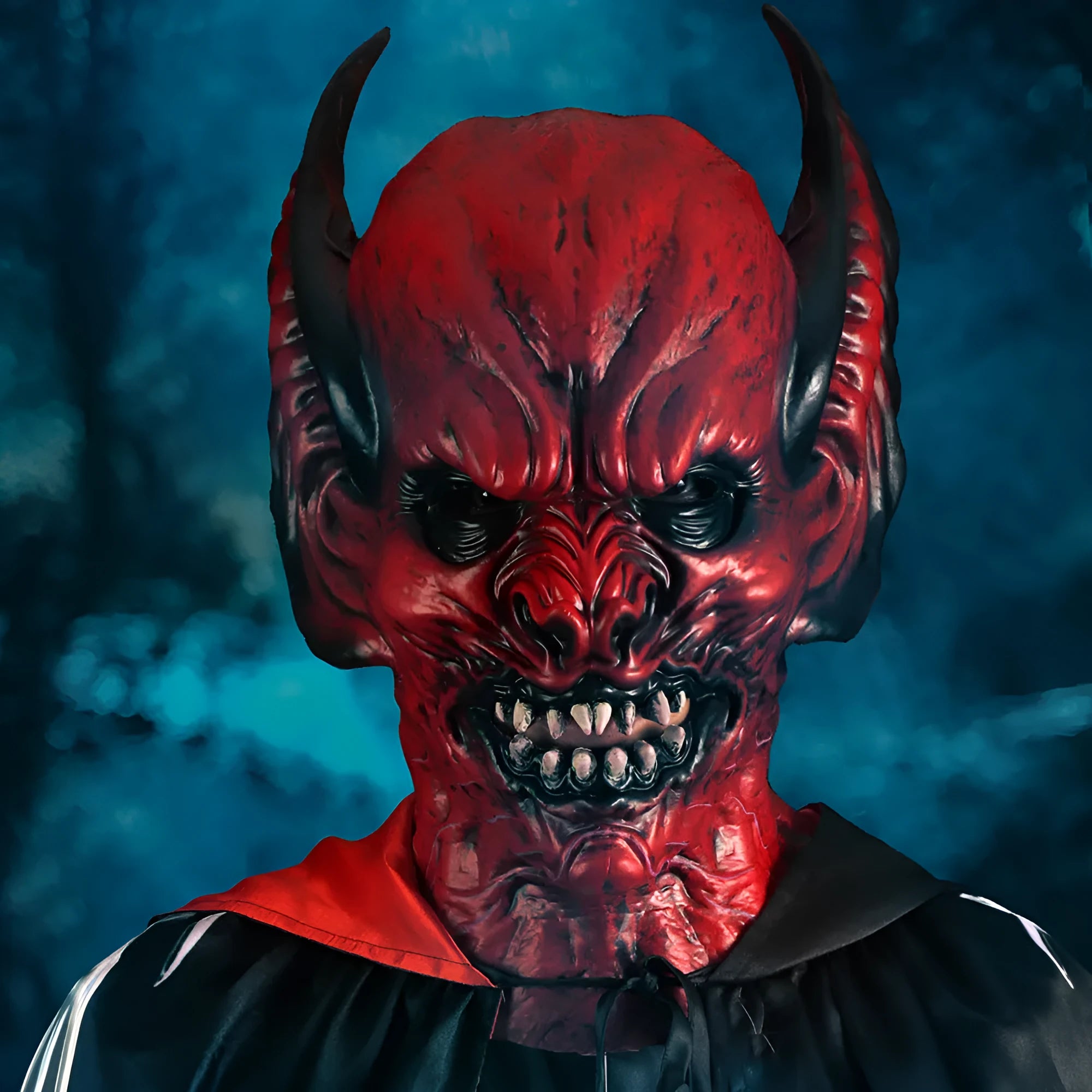 Red bat design RP foam party hood mask for Halloween and Christmas costume events