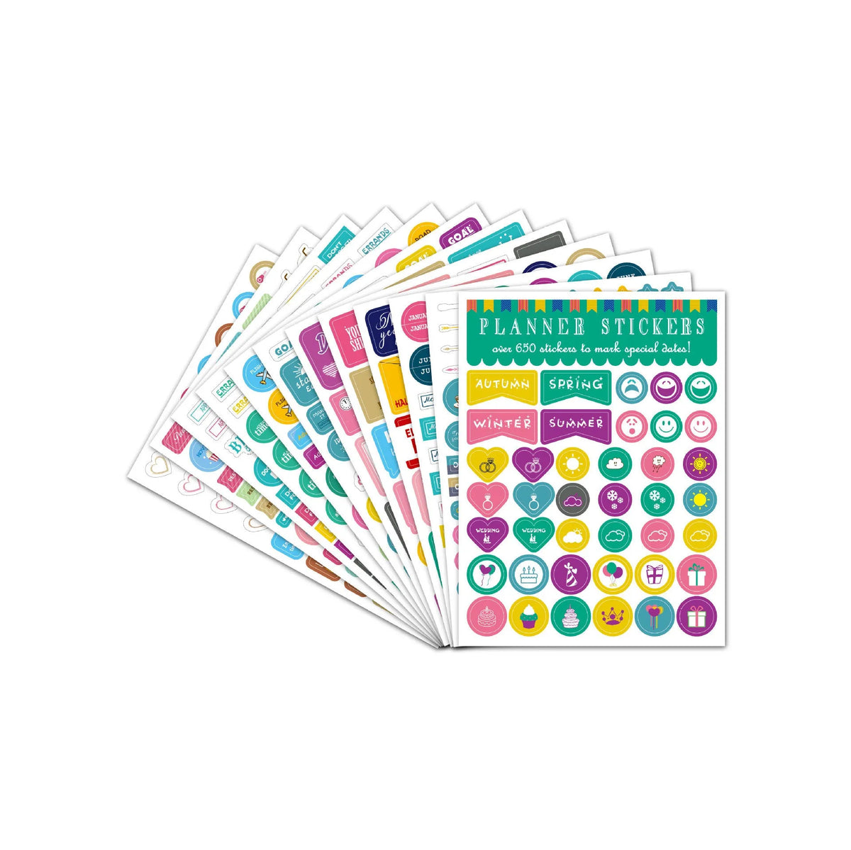 Irregular planning note stickers in Stickers B colour with copper plate sticker material and 0.13mm thickness