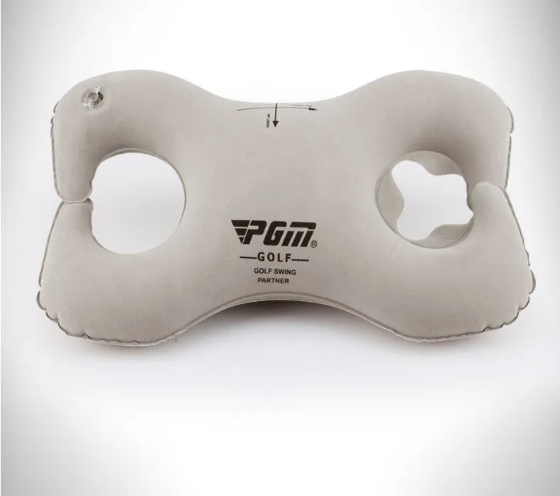 Golf swing corrector with PVC fluffy surface, retractable air nozzle, and two style options