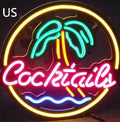 LED coffee neon billboard sign with bright mixed colours for bar and restaurant decoration