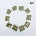 Catnip tea bag 1g non-woven fabric sachet for cats on plain background
