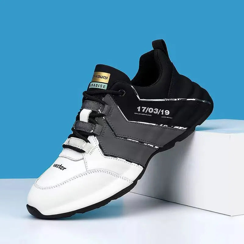 Low-top casual sneakers with round toe, lace-up front, and thick plastic sole on a neutral background.
