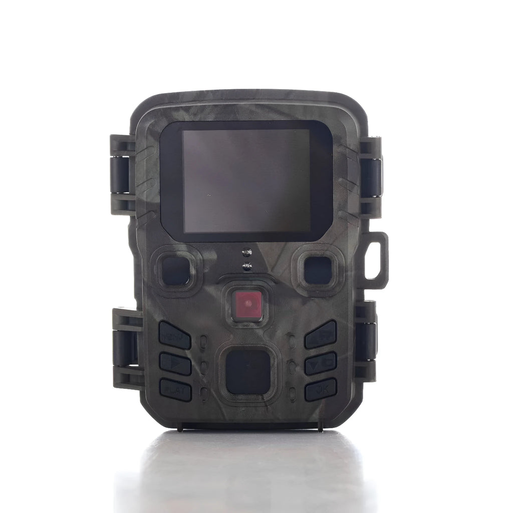 Black infrared night vision monitoring device with TF card slot and plastic construction
