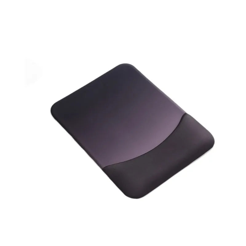 Square silica gel mouse pad with cloth surface and wrist support pillow