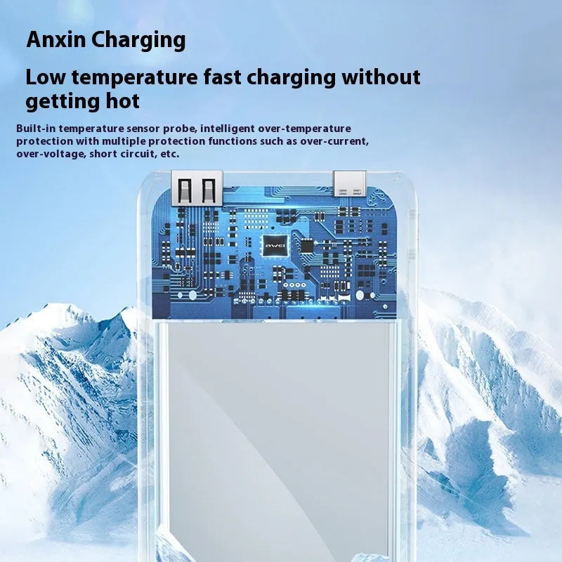 Use Dimension PD225W compact portable power bank in black with USB ports