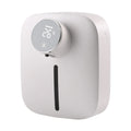 Wall mounted smart sensor soap dispenser in ceramic white with 320mL tank and induction function