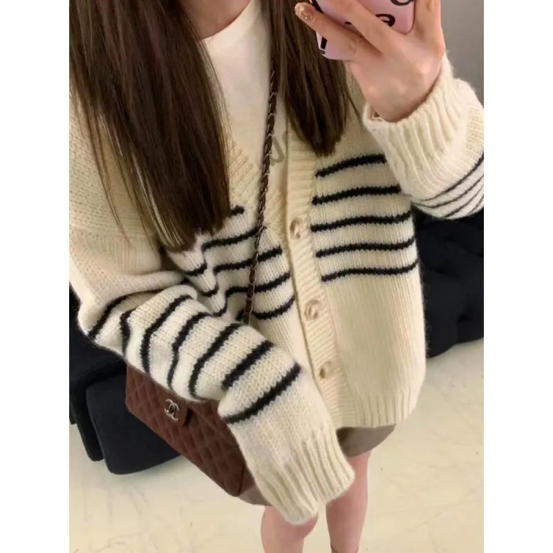Collar button cardigan with 3D pattern texture in picture colour shown