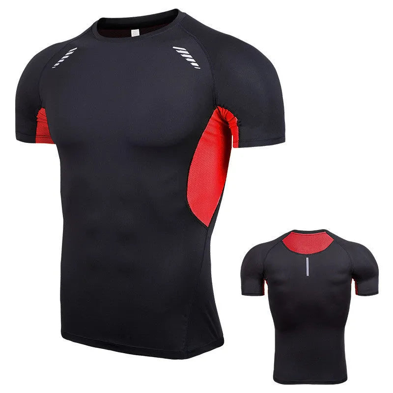 Training fat man sportswear in polyester blend, 5XL size, black colour option