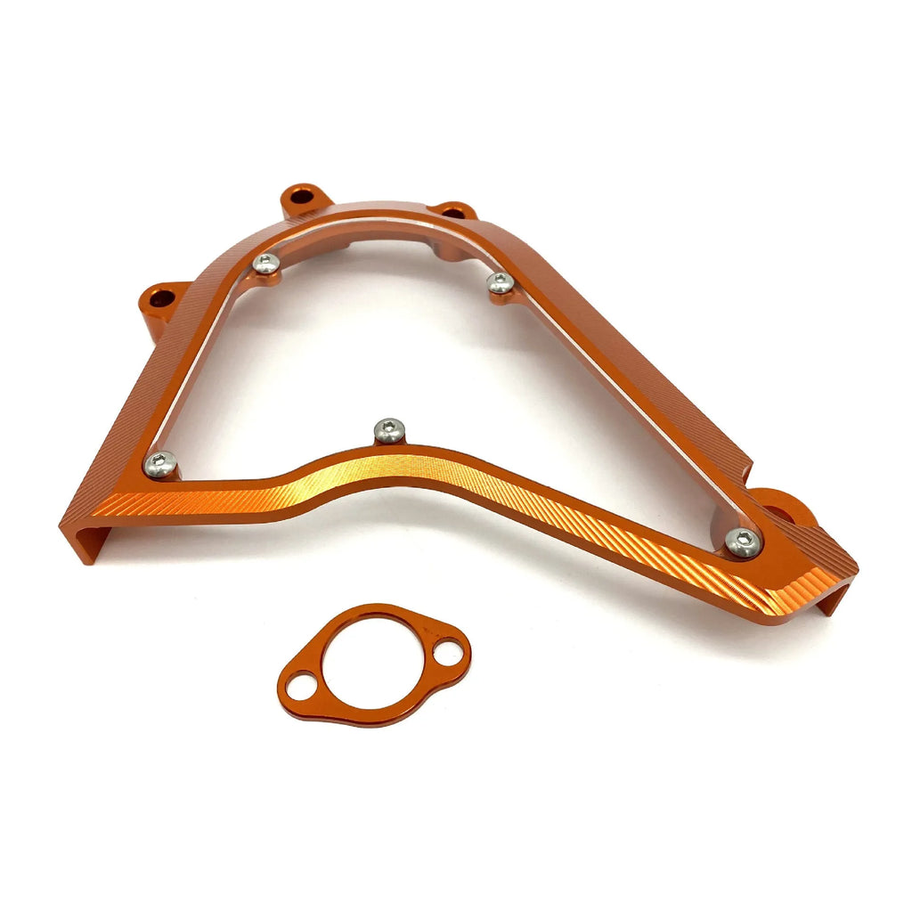 KTM Duke 250 390 chain front gear cover replacement in black or orange, 20x15x5 cm