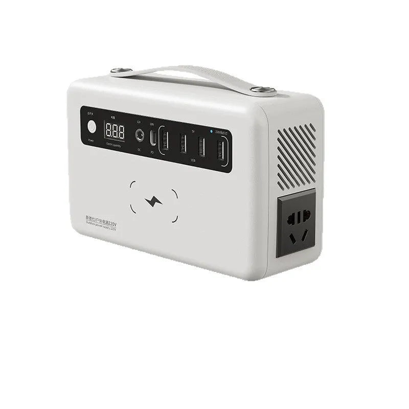 Outdoor 220V portable power supply 200W FF series with compact dimensions and carrying handle