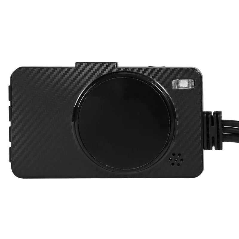Motorcycle HD driving recorder with 3.0 inch LCD display and front 170 degree wide angle lens