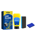 150ml windscreen cleaner kit with spray bottle, sponge, and microfibre cloth for automotive glass cleaning
