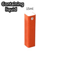 Blue 15ml square tube phone screen cleaner spray bottle inside a grey protective storage shell.