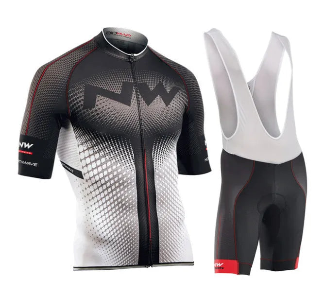 Cycling short-sleeved overalls in black quick-dry mesh fabric for summer unisex use